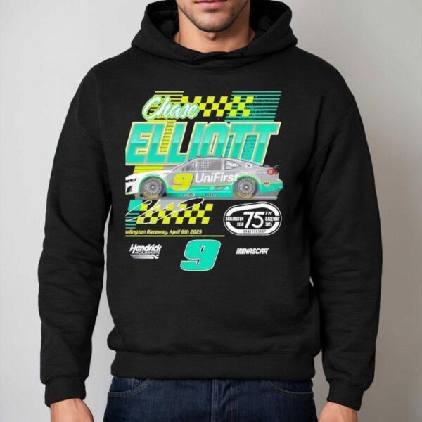Chase Elliott #9 Unifirst Darlington Throwback Signature Shirt