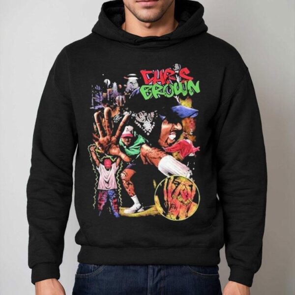 Chris Brown Breezy Bowl Collage Shirt