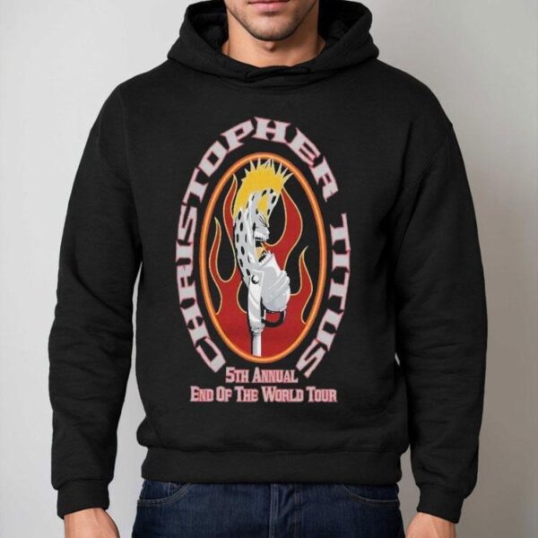 Christopher Titus 5th Annual End Of The World Tour 2025 Logo Shirt