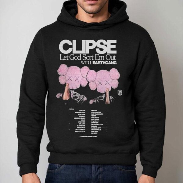 Clipse Let God Sort Em Out Tour 2025 Dates With Earthgang Shirt