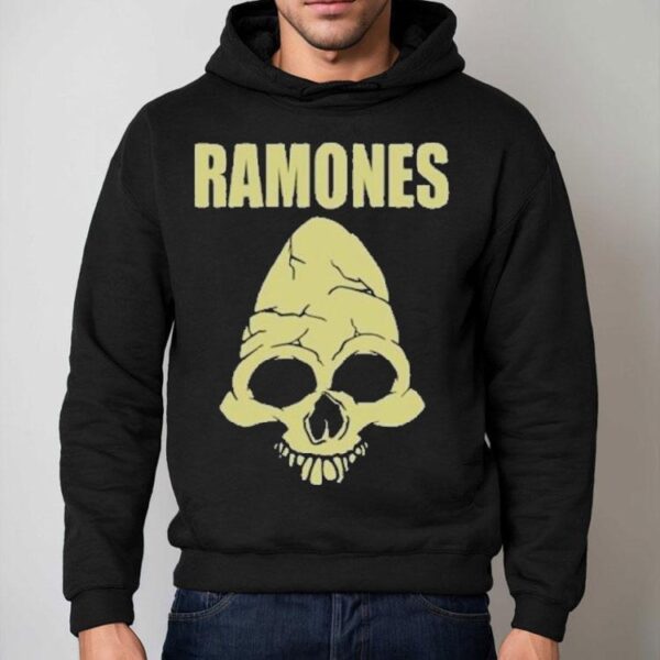 Cm Punk Wearing Ramones Skull Shirt