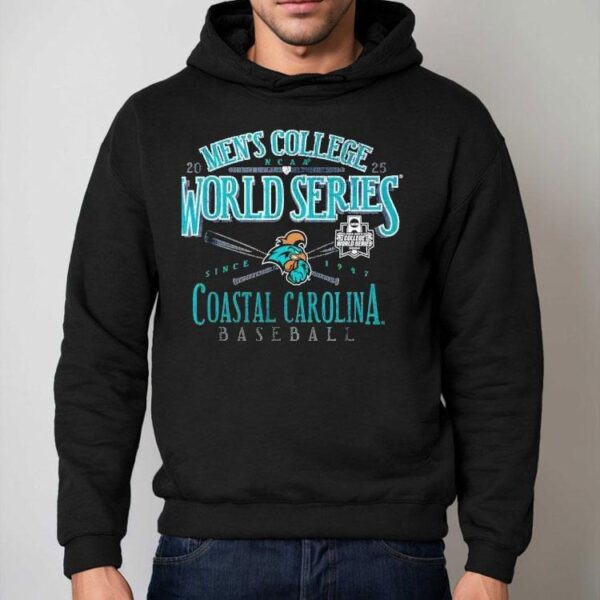 Coastal Carolina Chanticleers Mcws 2025 Baseball Ncaa Men’s College World Series Shirt