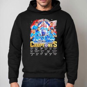 Cruz Azul Fc Concacaf Champions Cup Campeones Signatures Hoodie