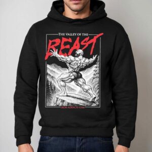 Ct Fletcher The Valley Of The Beast Iron Addicts Gym Hoodie