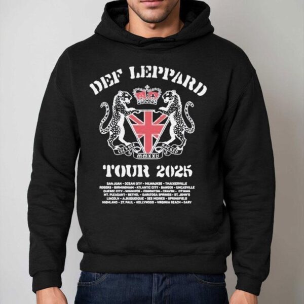 Def Leppard Let’s Get Rocked Tour 2025 Shirt