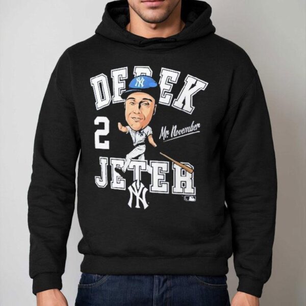 Derek Jeter Mr November New York Yankees Caricature Shirt
