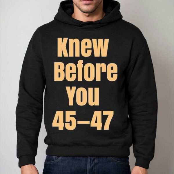Derek Johnson Knew Before You 45 47 Shirt