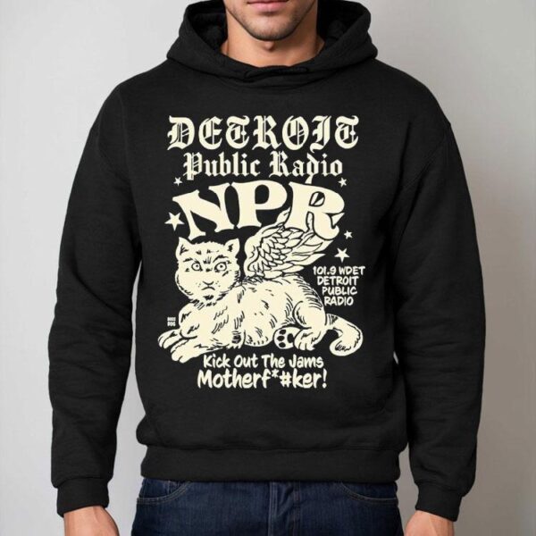 Detroit City Public Radio Kick Out The Jams Mother Fucker Boss Dog Shirt