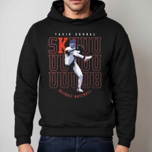 Detroit Tigers Tarik Skubal Pitching Sku Repea Hoodie