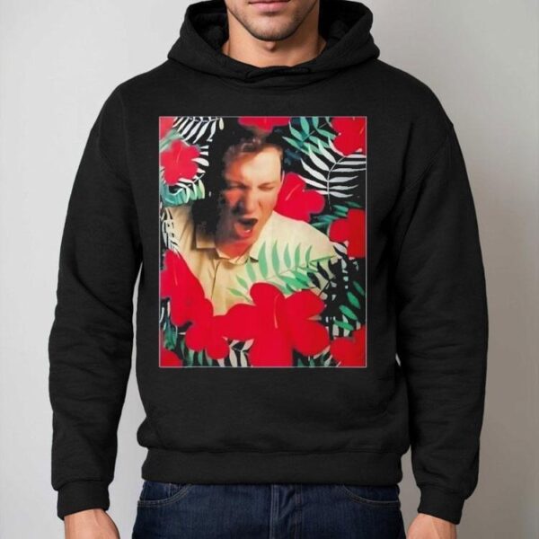 Devon Toews Wearing Cale’s Face Makar Flowers Shirt