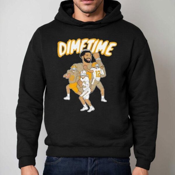 Dimetime Tennessee Volunrs Football Cartoon Shirt