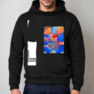 Donald Trump Vs Elon Musk Boxing Hoodie