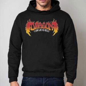 Dragon I Am Gay As Hell Hoodie