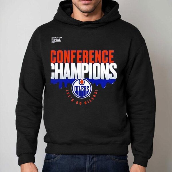 Edmonton Oilers 2025 Stanley Cup Final Western Conference Champions Let’s Go Oilers Shirt