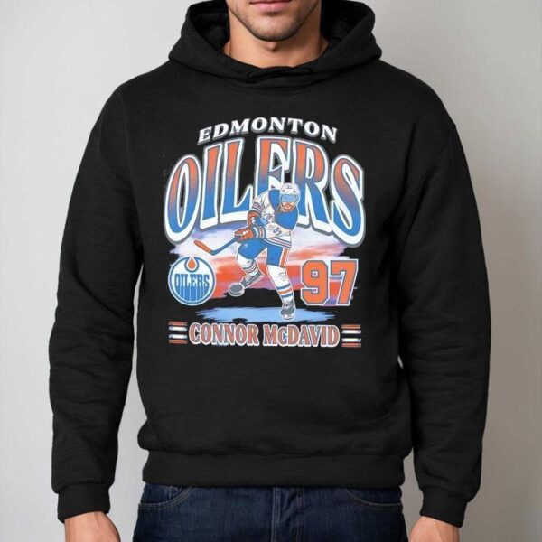 Edmonton Oilers Hockey Connor Mcdavid Cartoon Shirt