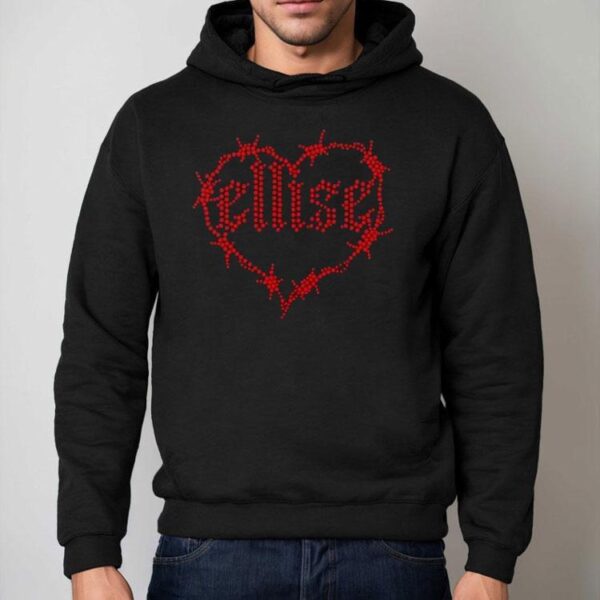 Ellise Rhinestone Ellise Heart Shirt