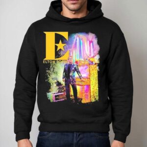 Elton John Yellow Brick Road Fan Piano Eu Leg Tour Hoodie