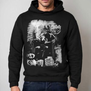 Fb County Smoking Skeleton Heavy Hard Hoodie