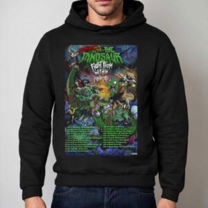 Fight From Within Fight The Dinosaur June Cudahy Wi Tour Dates Show Hoodie