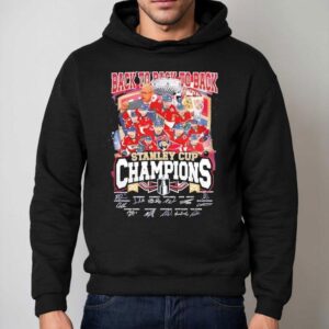 Florida Panthers Nhl Stanley Cup Champions Signatures Hoodie