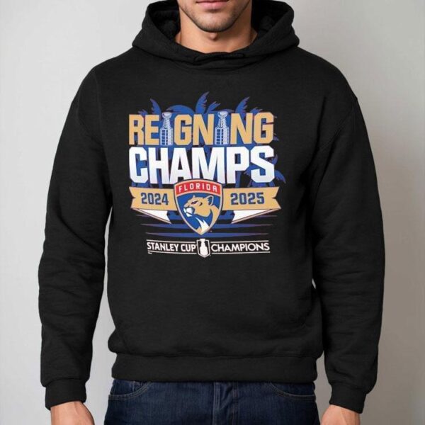 Florida Panthers Reigning Champs 2024 2025 Stanley Cup Final Shirt