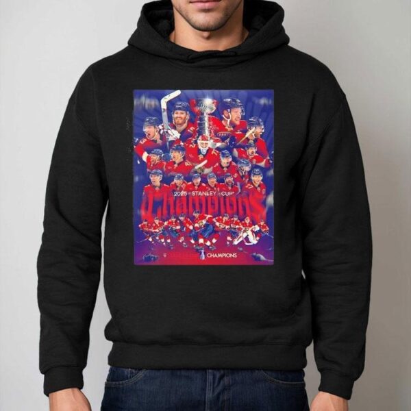 Florida Panthers Winning Stanley Cup Champions 2025 Shirt
