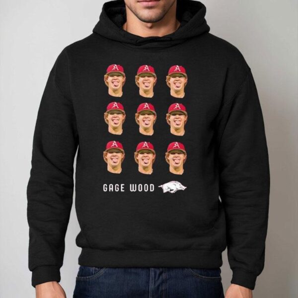 Gage Wood Arkansas Razorbacks Shirt
