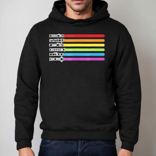 Gay Saber Rainbow Lgbt Pride Shirt