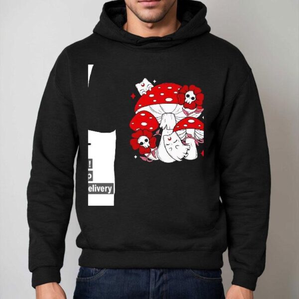 Ghost Cat And Mushrooms Shirt