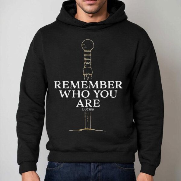 Gladiator Ii Remember Who You Are Lucius Sword Shirt