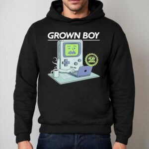 Grown Boy Built To Play Forced To Work Hoodie