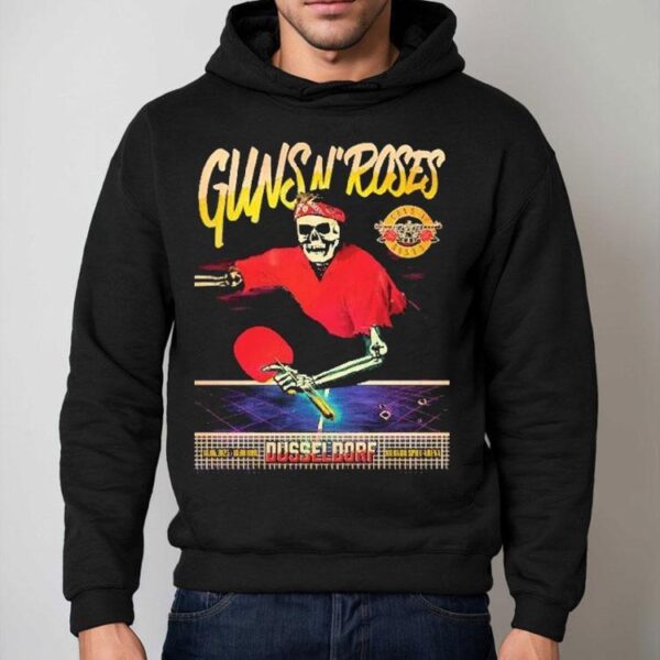 Guns N’ Roses Dusseldorf June 18, 2025 Merkur Spiel Arena Skeleton Shirt