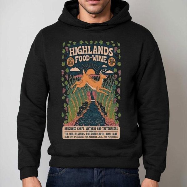 Highlands Food Wine November 13-16, 2025 Highlands, Nc Deer Shirt