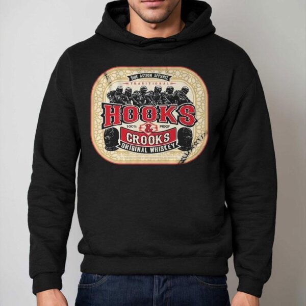 Hooks And Crooks Side Action Traditional 100% Proof Shirt