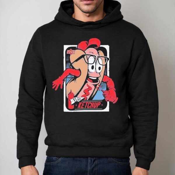 Hot Dog Ketchup Cleveland Team Shirt