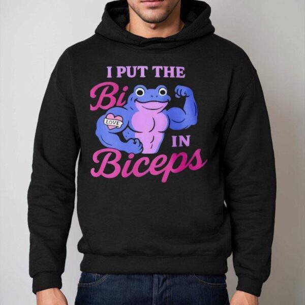 I Put The Bi In Biceps Frog Love Shirt
