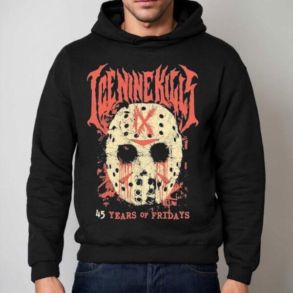 Ice Nine Kills Thank God It’s Friday Celebrating 45 Years Of Fridays Fear Mask Shirt