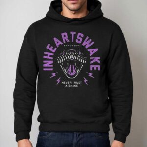 In Hearts Wake Cottonmouth Never Trust A Snake Hoodie