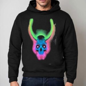 Inch Acrylic Skull Logo Hoodie