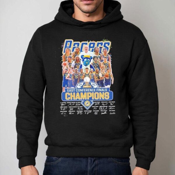 Indiana Pacers Eastern Conference Finals Champions Signatures Shirt