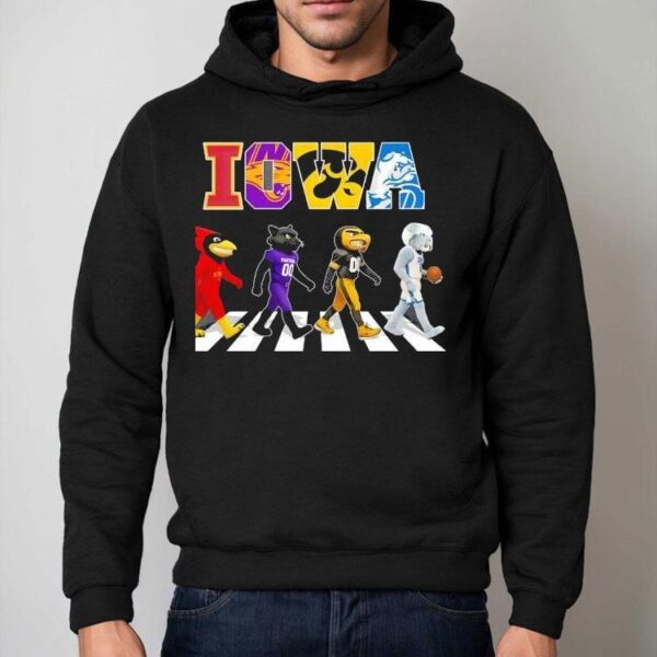 Iowa Sports Team Mascot Abbey Road Shirt