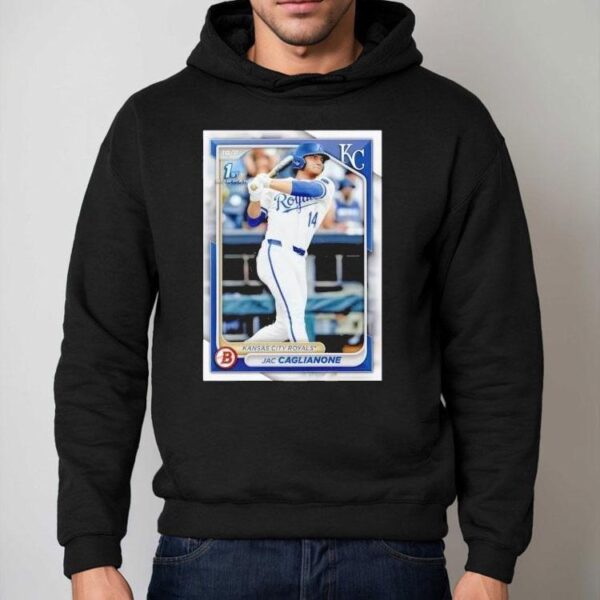 Jac Caglianone 1st Bowman Kansas City Royals Card Shirt