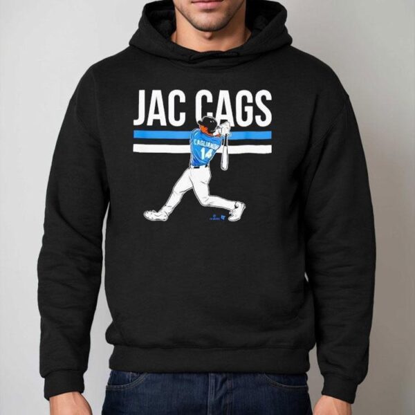 Jac Caglianone Slugger Swing Kansas City Baseball Shirt