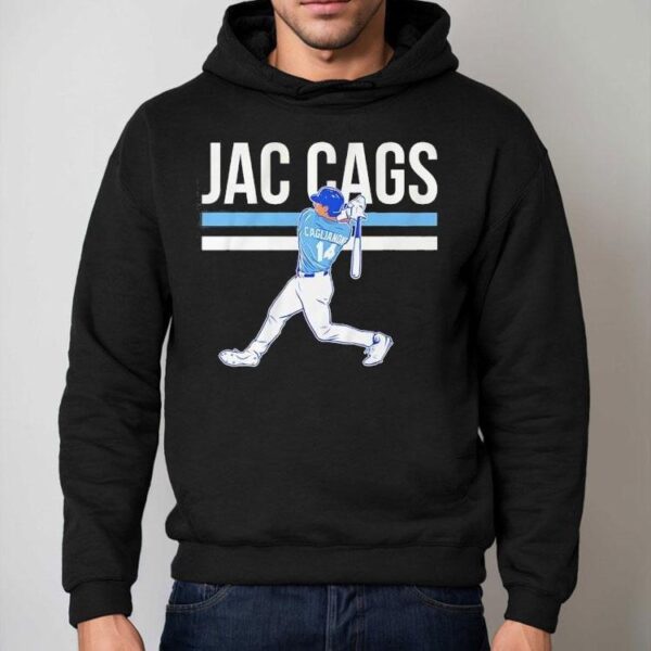 Jac Caglianone Slugger Swing Kansas City Royals Baseball Shirt