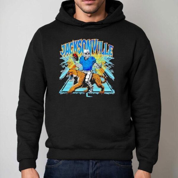 Jacksonville Football Skeleton Graphic Shirt