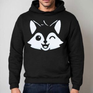 Jai Wolf Winking Wolf Hoodie