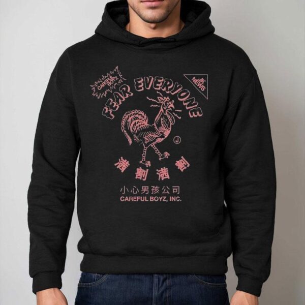 Jk News Fear Everyone Careful Boyz Rooster Shirt