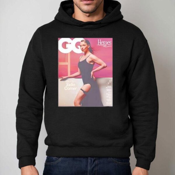 Jodie Comer Cover Star Of British Gq Heroes Issue Photographed By Scandebergs Shirt