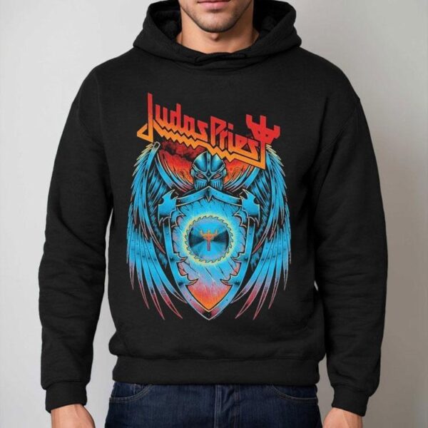 Judas Priest Shield Of Pain Tour 2025 Shield Wings Shirt