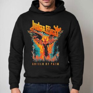 Judas Priest Shield Of Pain Tour Winged Demon Hoodie